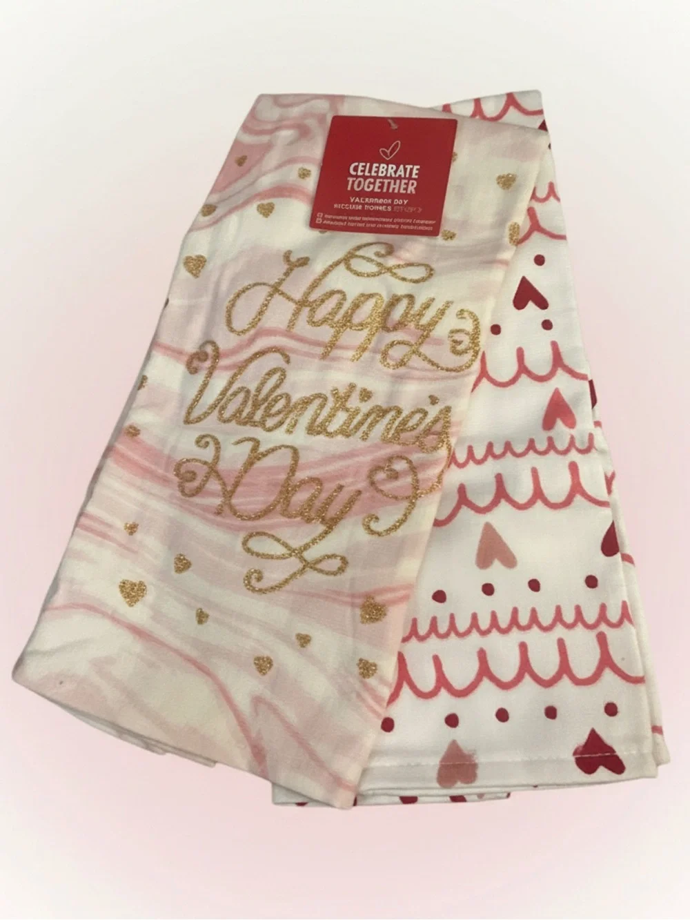 Valentine's Day Decorative Kitchen/Bath Towels - NWT